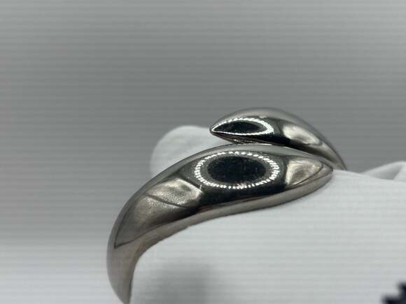 Heavy 925 Sterling Silver Sculptura Bangle Bracelet 68.5g Minimalist Wrap - Picture 2 of 15